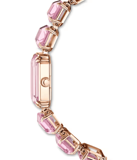 Swarovski - Orologio Braccialetto con taglio Octagon, Rosa, Finitura in tono oro rosa in Bracciali Alba Gioielli - Casoria, commercioVirtuoso.it
