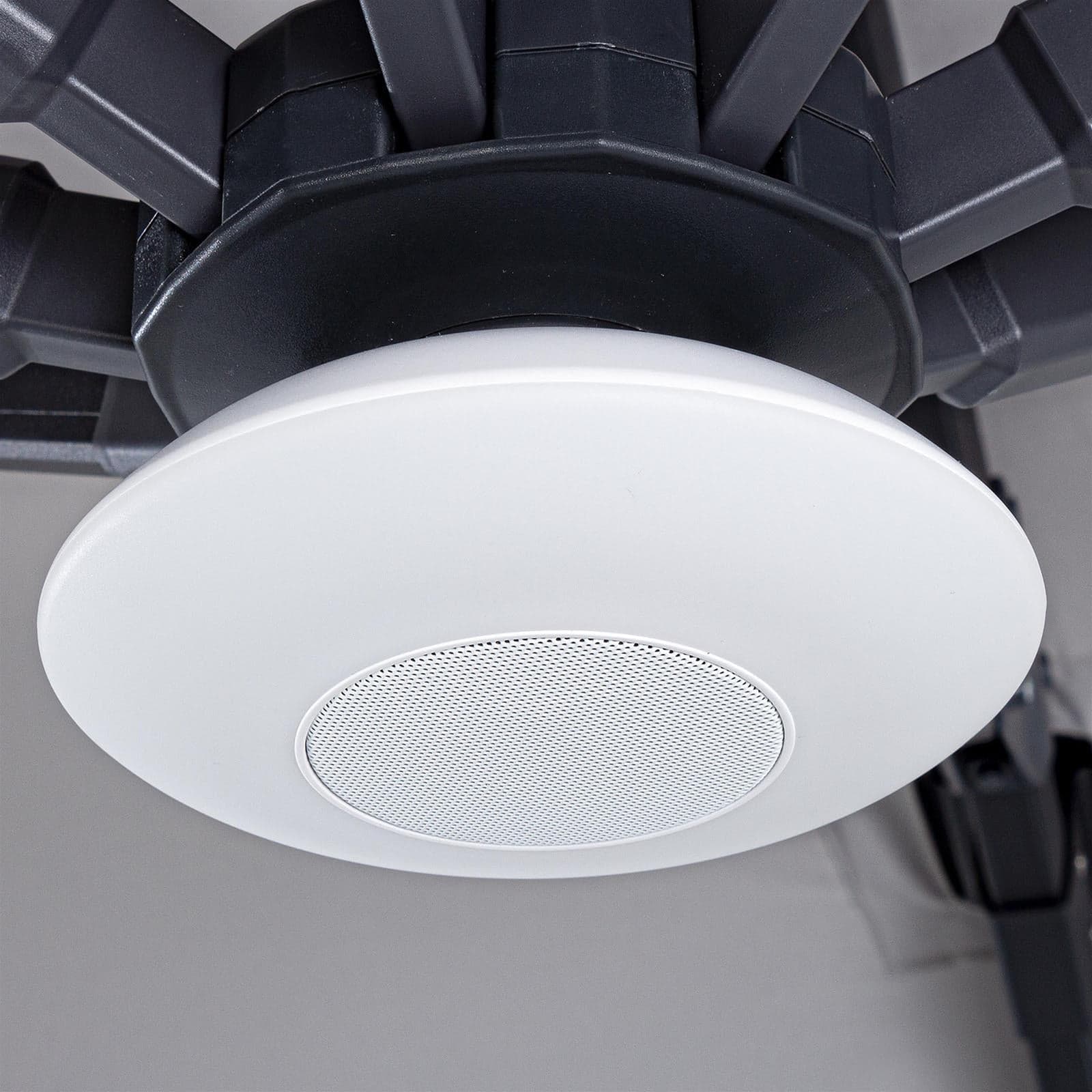 Lampada a led con speaker Bluetooth per ombrellone e gazebo da esterno ricaricabile con usb - 4