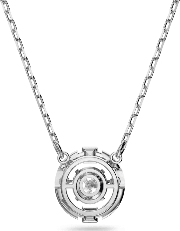 SWAROVSKI - Collana Una Taglio Round, Bianca, Placcato rodio in Collane Alba Gioielli - Casoria, commercioVirtuoso.it