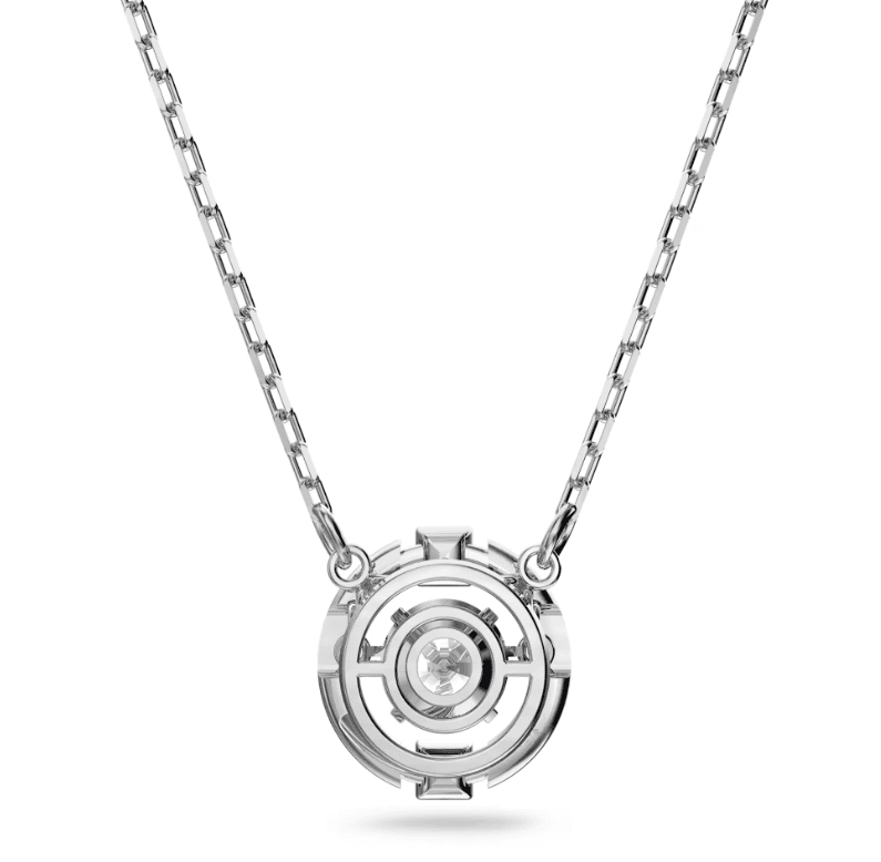 SWAROVSKI - Collana Una Taglio Round, Bianca, Placcato rodio in Collane Alba Gioielli - Casoria, commercioVirtuoso.it