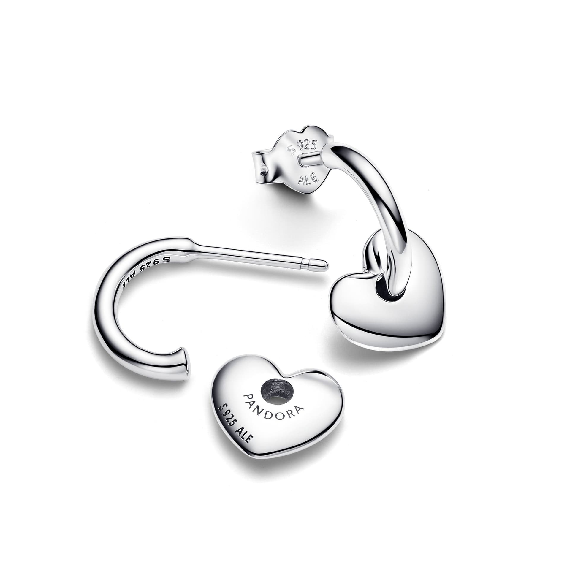 Pandora  Orecchini Cerchi Aperti con Cuori in Orecchini Alba Gioielli - Casoria, commercioVirtuoso.it