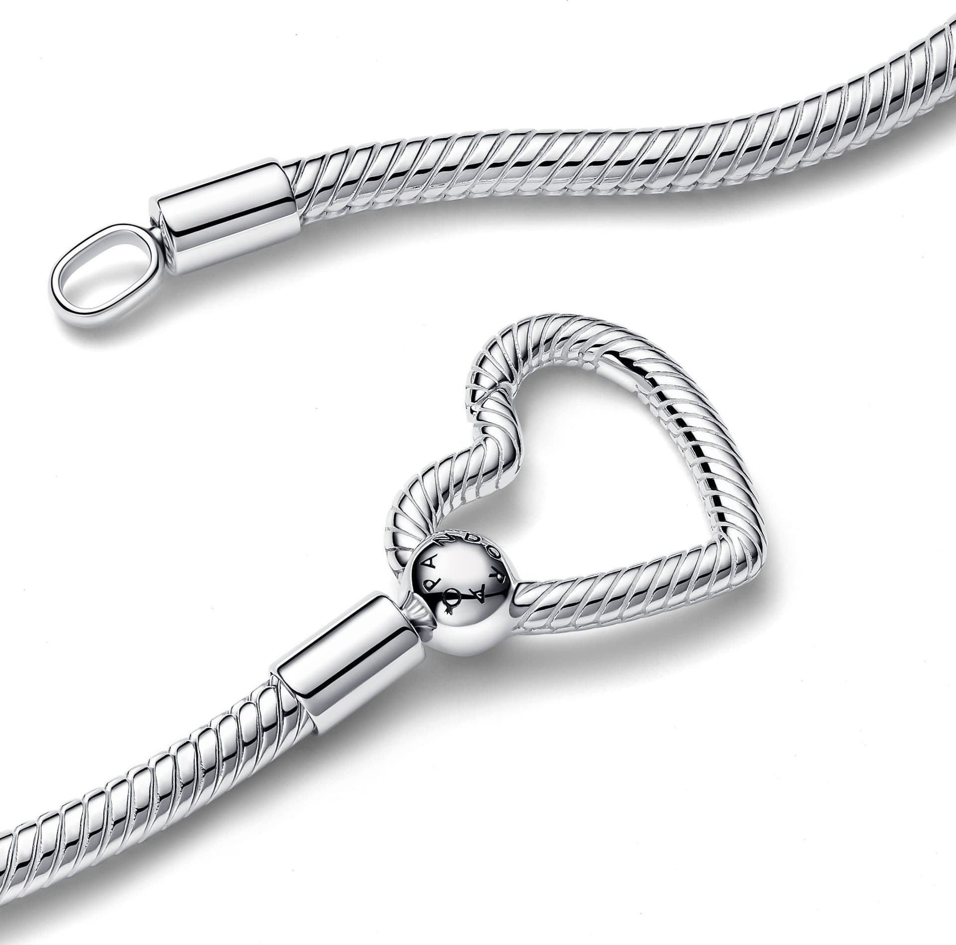 Pandora - Collana Maglia Snake Chiusura a Cuore in Collane Alba Gioielli - Casoria, commercioVirtuoso.it