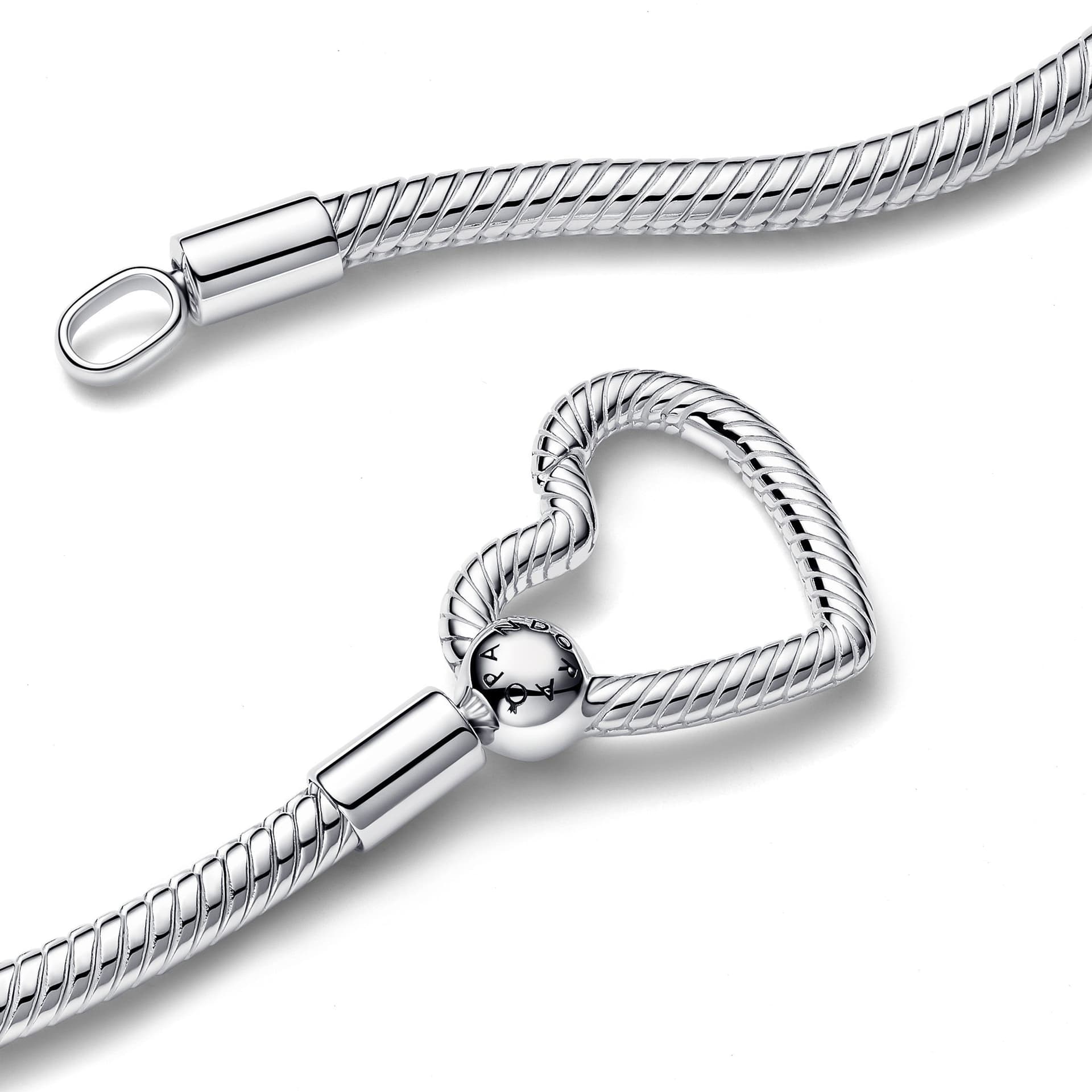 Pandora - Collana Maglia Snake Chiusura a Cuore in Collane Alba Gioielli - Casoria, commercioVirtuoso.it