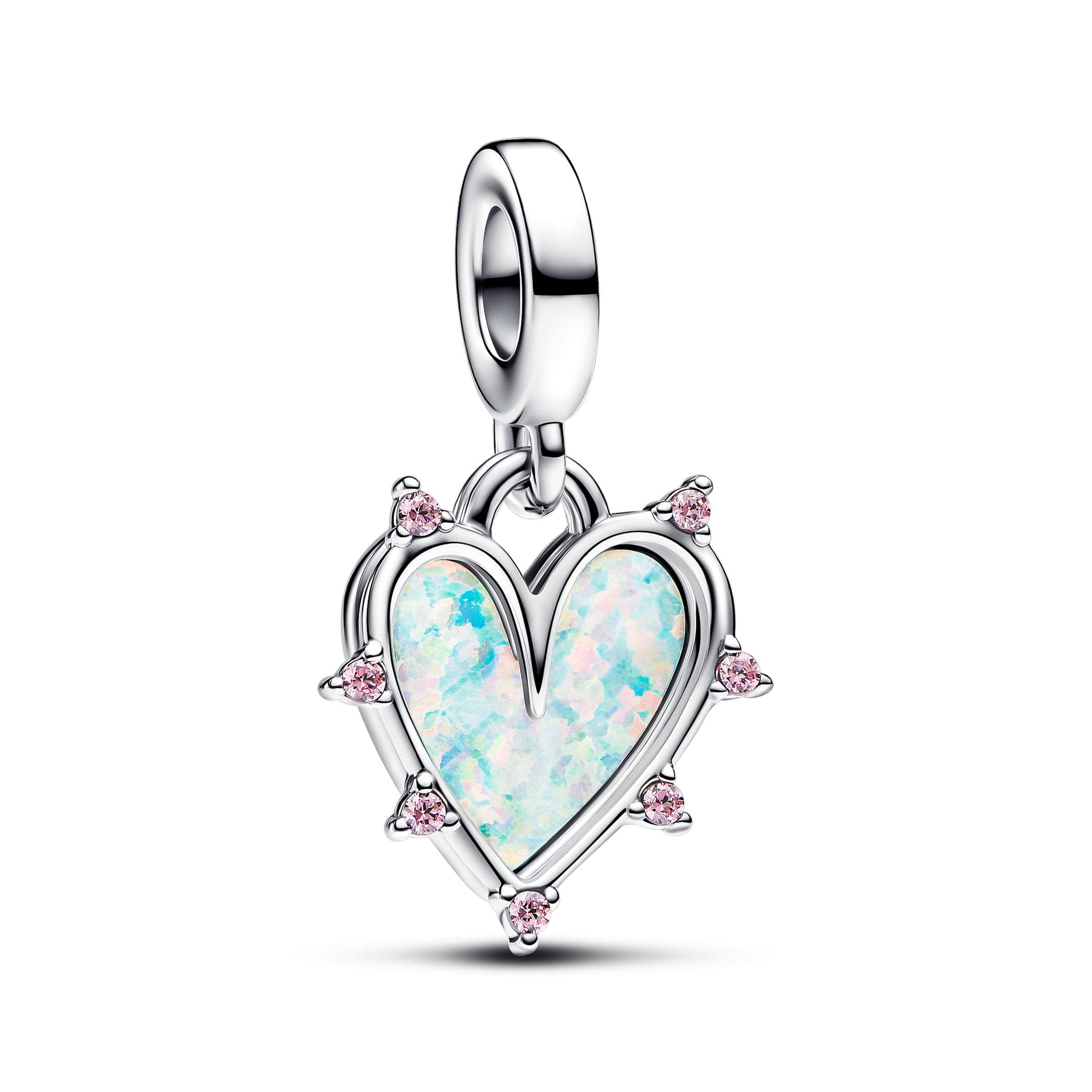 Pandora - Charm Pendente Cuore dell'Amicizia Opale in Bead Charm Alba Gioielli - Casoria, commercioVirtuoso.it