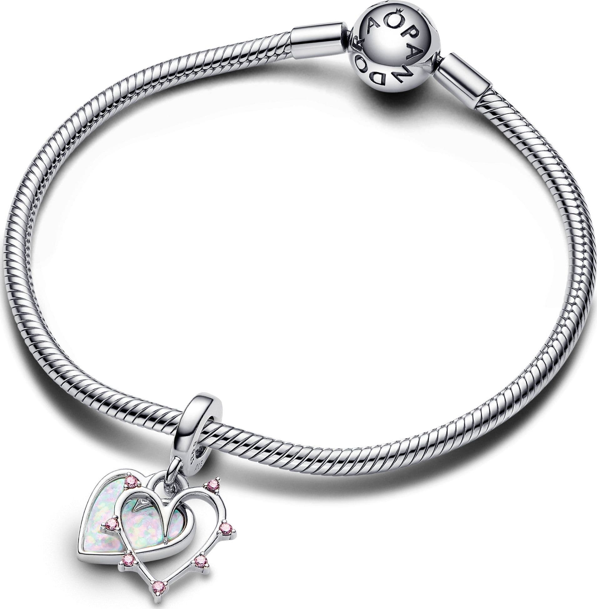 Pandora - Charm Pendente Cuore dell'Amicizia Opale in Bead Charm Alba Gioielli - Casoria, commercioVirtuoso.it