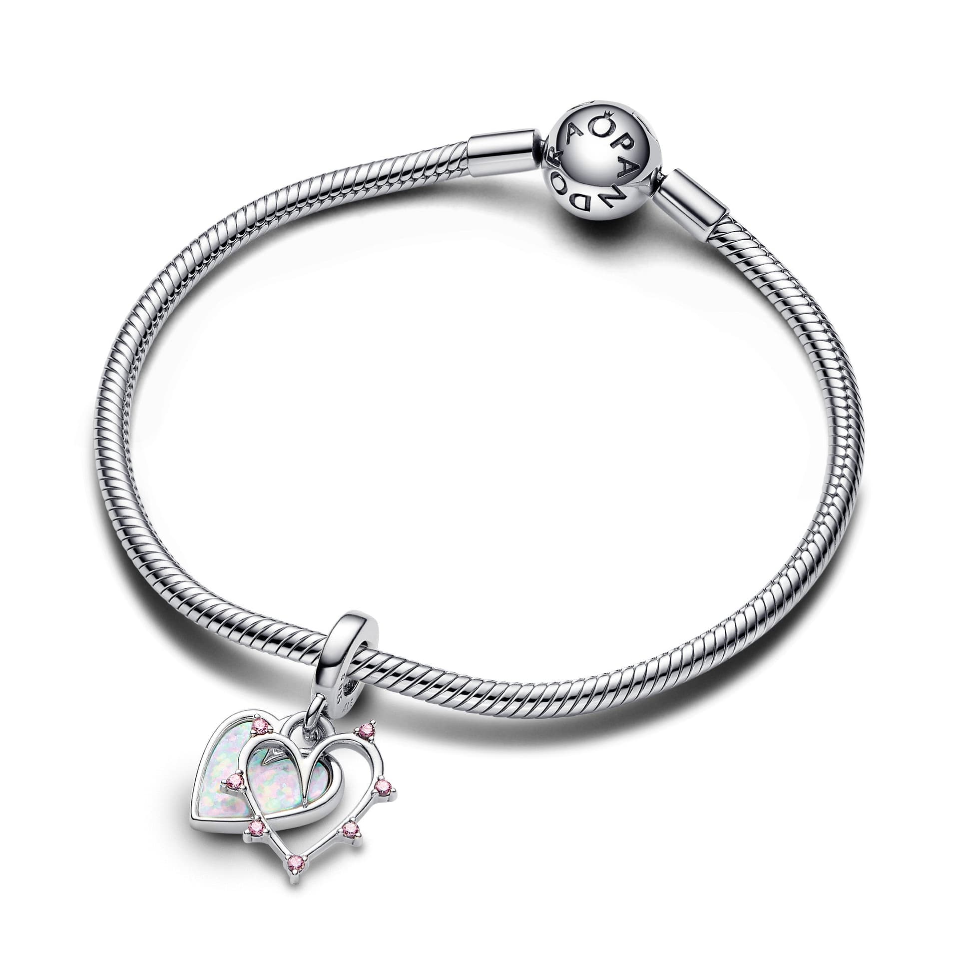 Pandora - Charm Pendente Cuore dell'Amicizia Opale in Bead Charm Alba Gioielli - Casoria, commercioVirtuoso.it
