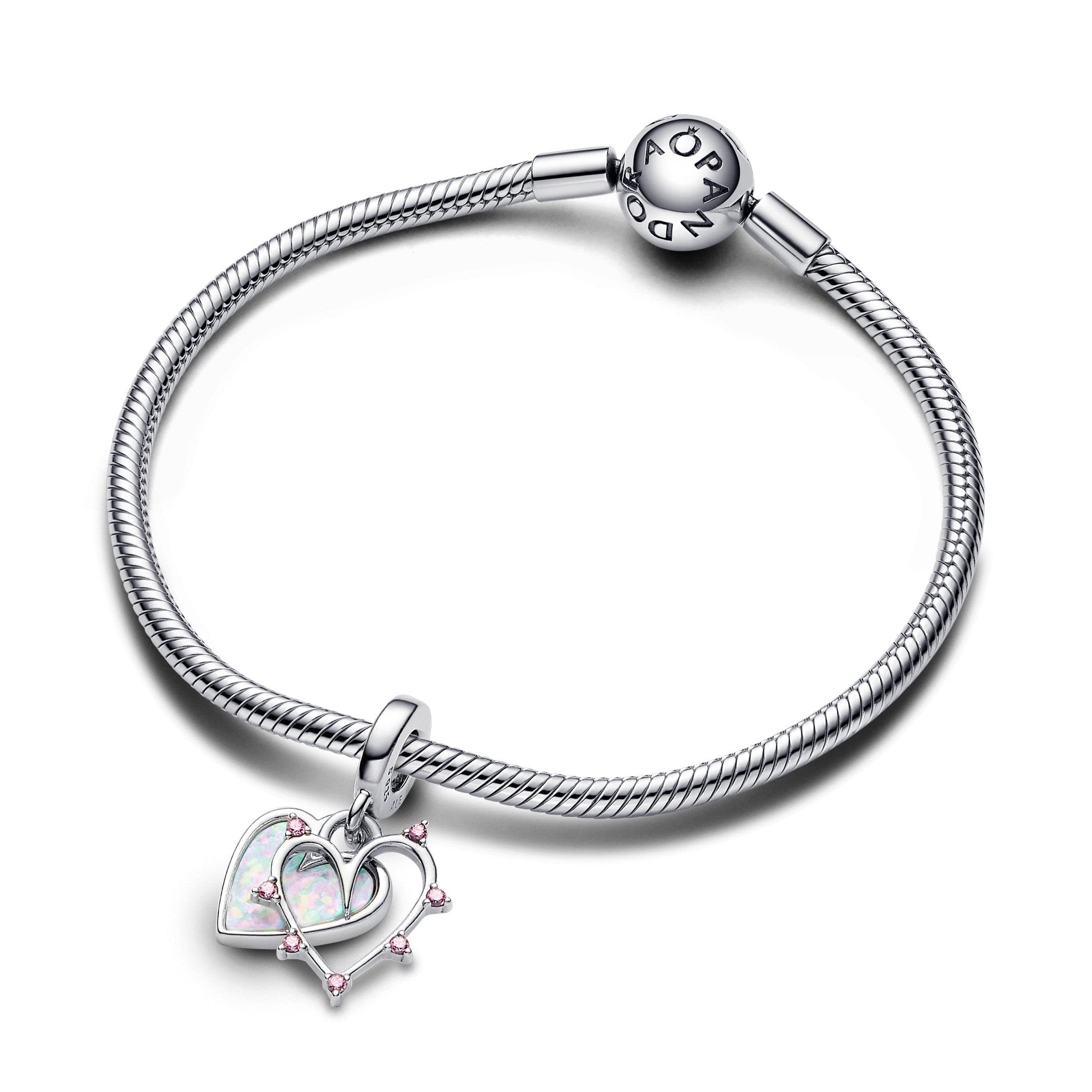 Pandora - Charm Pendente Cuore dell'Amicizia Opale in Bead Charm Alba Gioielli - Casoria, commercioVirtuoso.it