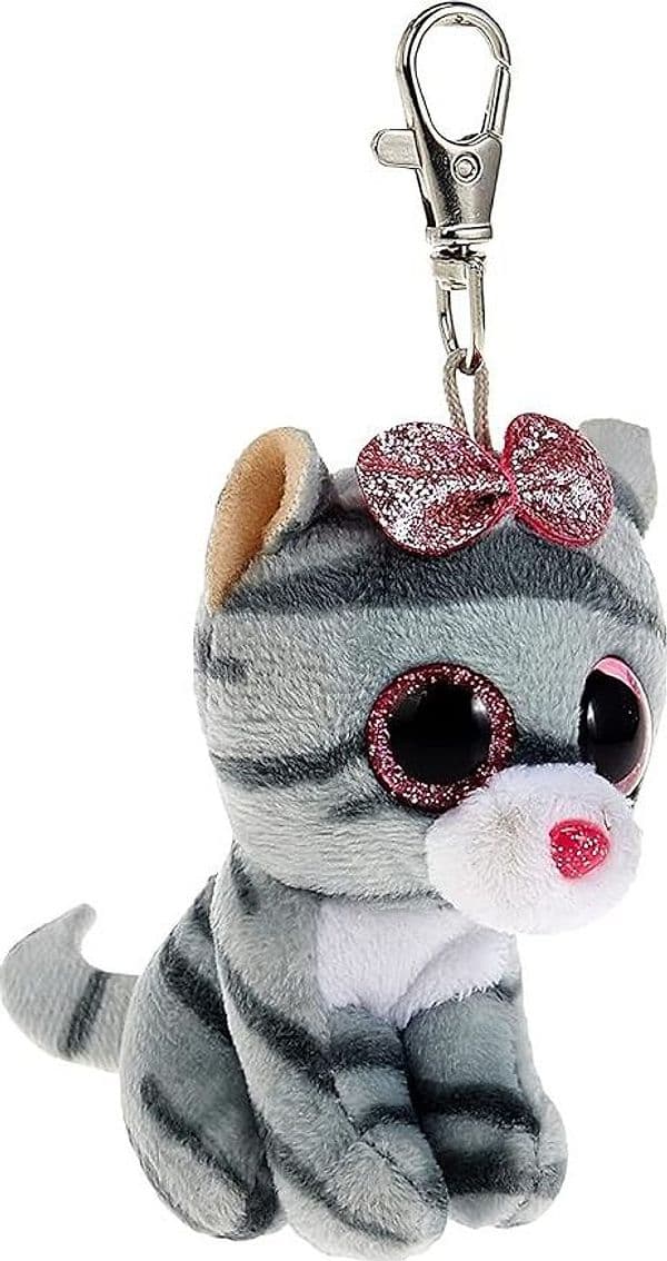 Ty Collection - Portachiavi Beanie Boos Clips Gatto Kiki