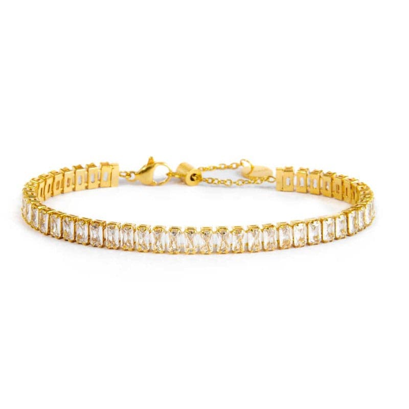 Marlù Bracciale tennis zirconi baguette in Bracciali Alba Gioielli - Casoria, commercioVirtuoso.it