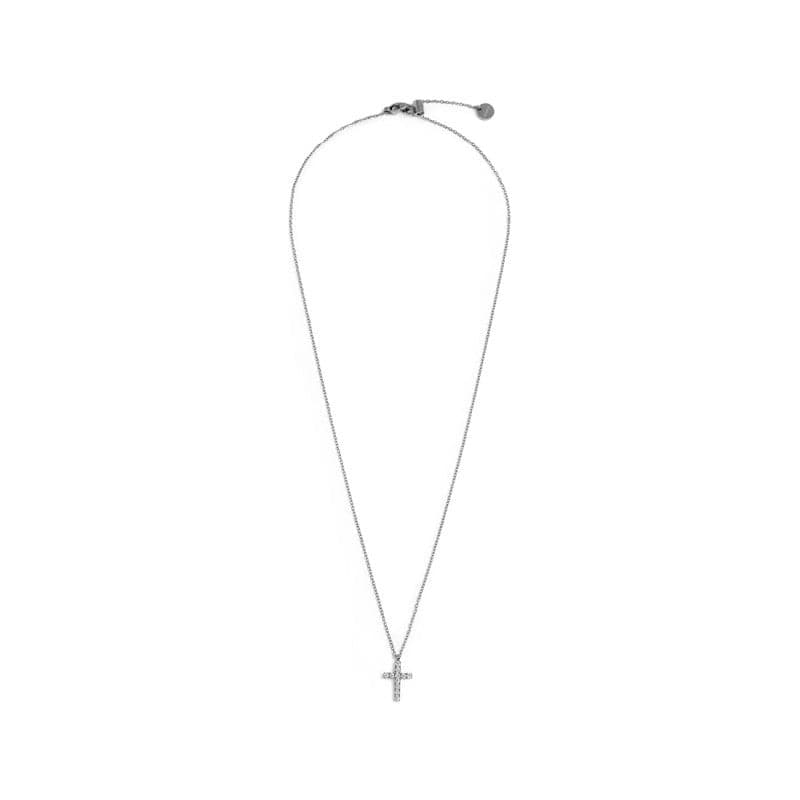 Marlù   Collana croce pendente 1,4cm con zirconi in Collane Alba Gioielli - Casoria, commercioVirtuoso.it