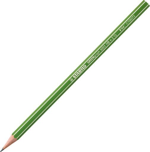 Scatola 12 Matite Grafite Hb Fsc Stabilo Green Graph - 2