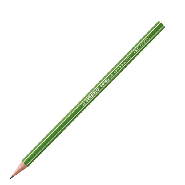 Scatola 12 Matite Grafite Hb Fsc Stabilo Green Graph - 2