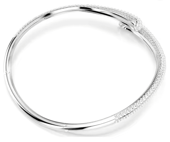 SWAROVSKI - Collana Sublima Crystal Pearl, Taglio Round, Bianca, Placcato rodio in Collane Alba Gioielli - Casoria, commercioVirtuoso.it