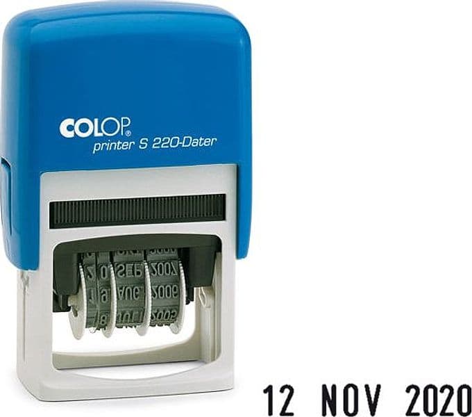 Timbro datario S220 4mm autoinchiostrante COLOP