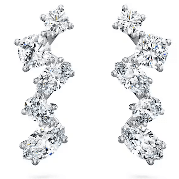 SWAROVSKI - Orecchini ear cuff Galaxy Diamanti 1,25 ct tw, Taglio misto, Oro bianco 18 K in Orecchini Alba Gioielli - Casoria, commercioVirtuoso.it