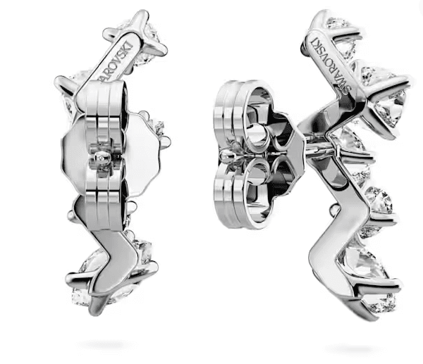 SWAROVSKI - Orecchini ear cuff Galaxy Diamanti 1,25 ct tw, Taglio misto, Oro bianco 18 K in Orecchini Alba Gioielli - Casoria, commercioVirtuoso.it