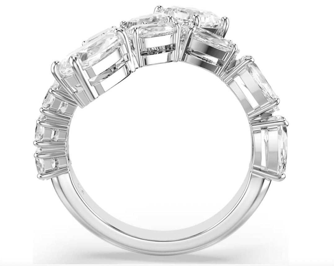 Swarovski  - Anello Matrix Taglio misto, Bianco, Placcato rodio in Anelli Alba Gioielli - Casoria, commercioVirtuoso.it
