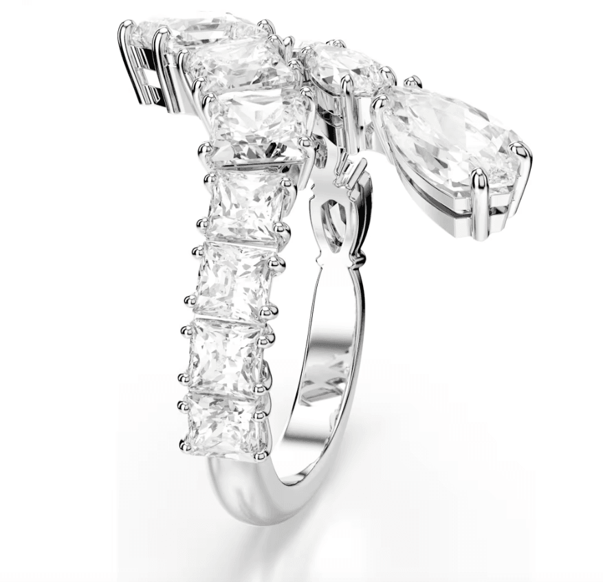 Swarovski  - Anello Matrix Taglio misto, Bianco, Placcato rodio in Anelli Alba Gioielli - Casoria, commercioVirtuoso.it