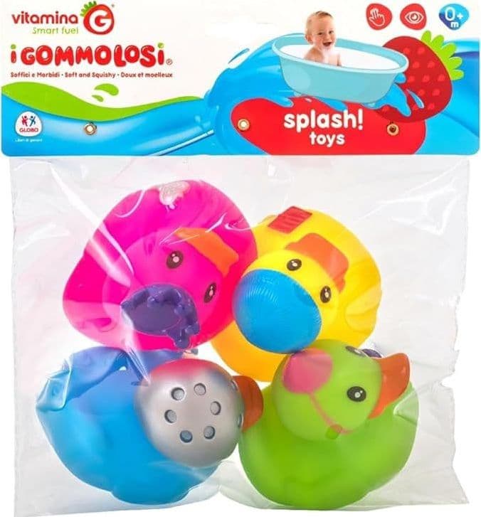 Globo - Gommolosi Paperelle colorate in Gomma GL-05368