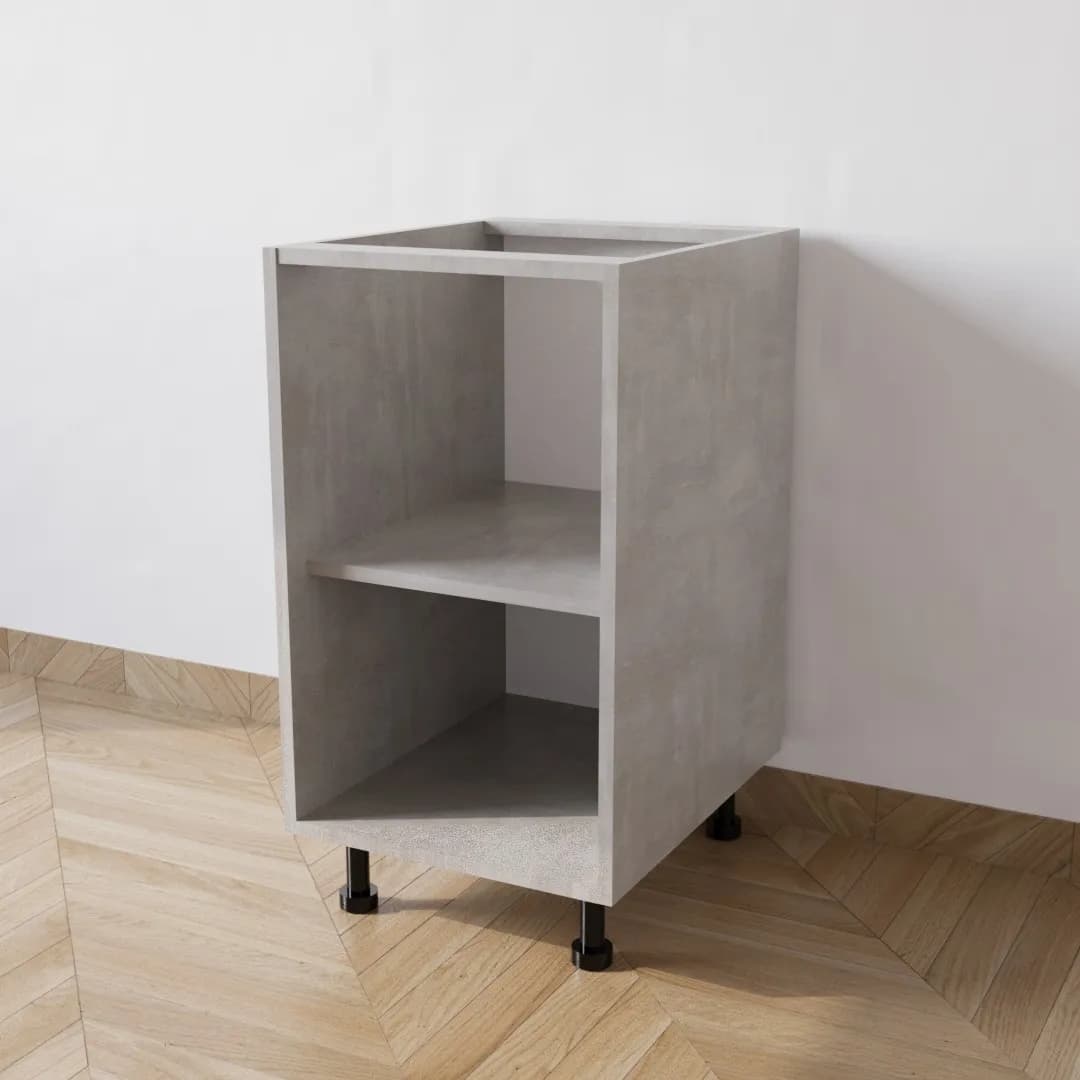 Mobile Base per Cucina senza Anta di Colore Cemento in prodotto Calandrelli - Napoli, commercioVirtuoso.it
