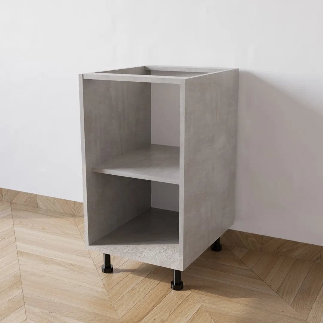 Mobile Base per Cucina senza Anta di Colore Cemento in prodotto Calandrelli - Napoli, commercioVirtuoso.it