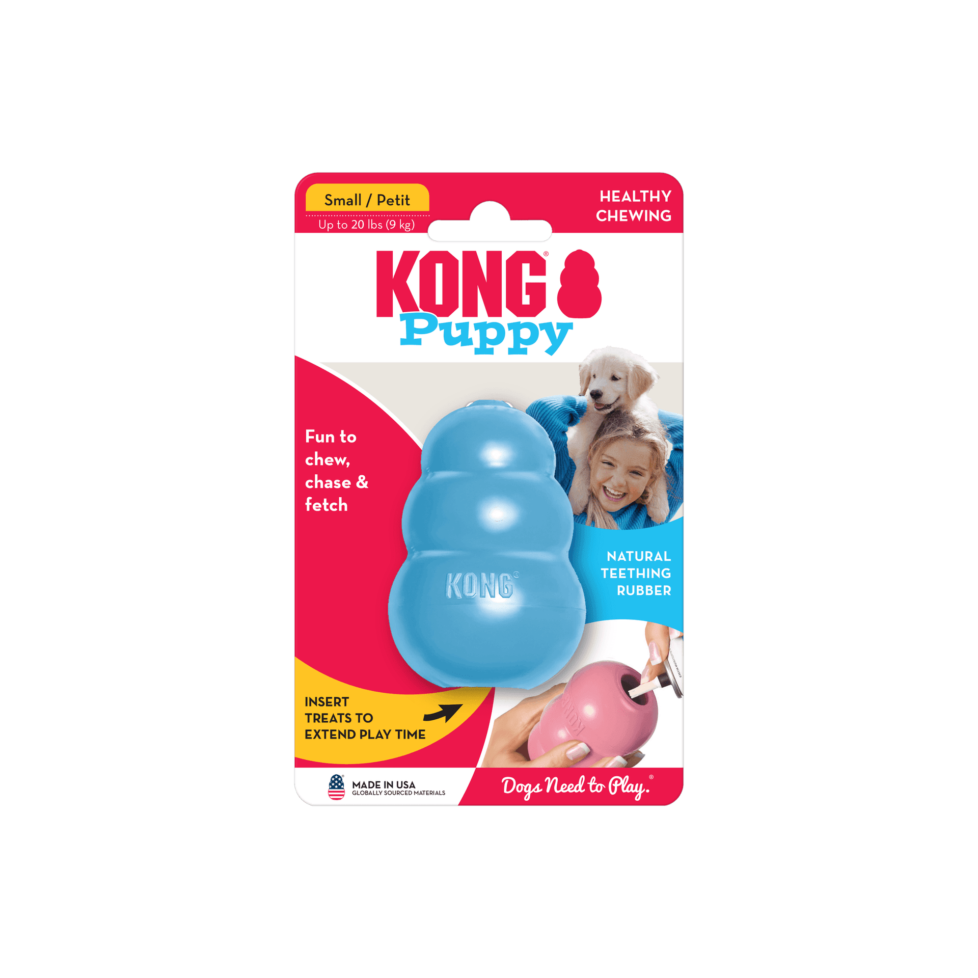 Kong Puppy Gioco Interattivo per Cani in Palle 101 Market - Poggibonsi, commercioVirtuoso.it