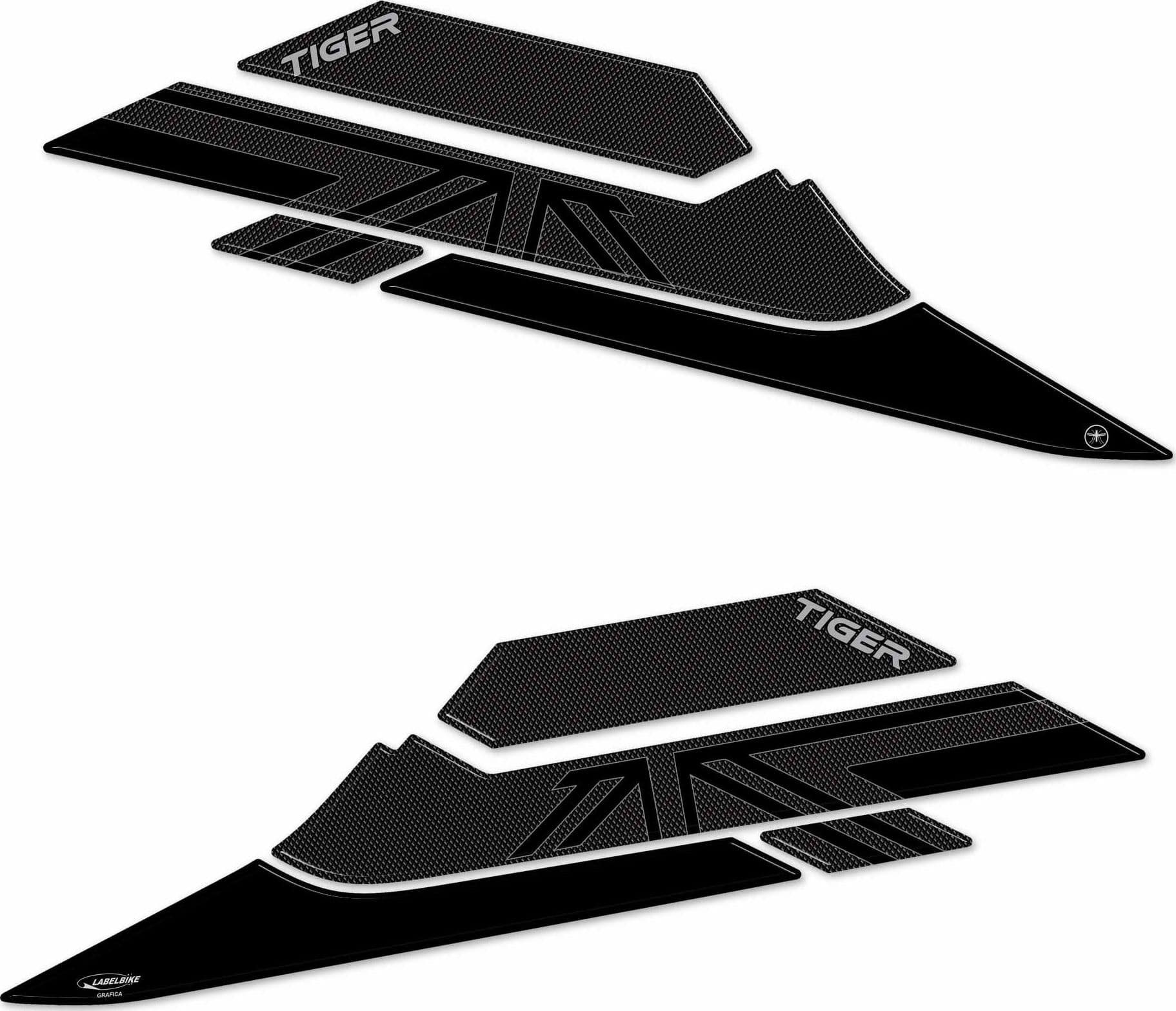 Protezioni laterali 3D compatibili con Triumph Tiger 1200 Rally pro 2021-2023 in Decalcomanie adesivi e magneti LabelBike - Bibbiano, commercioVirtuoso.it