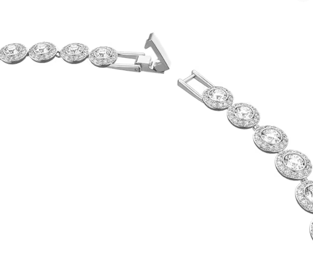 SWAROVSKI - Collana Tennis Una Angelic Taglio Round, Bianca, Placcato rodio in Collane Alba Gioielli - Casoria, commercioVirtuoso.it