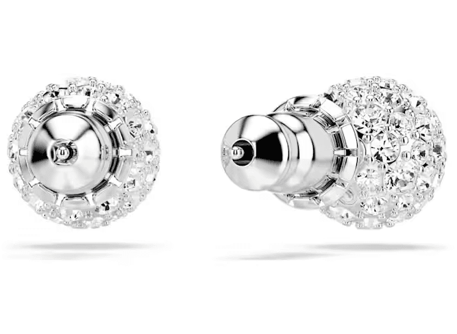 SWAROVSKI - Orecchini a lobo Dextera Taglio Round, Bianchi, Placcato rodio in Orecchini Alba Gioielli - Casoria, commercioVirtuoso.it
