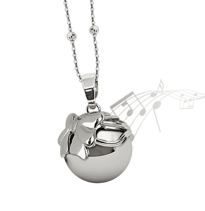 Boccadamo -  Collana con ciondolo sonoro e coppetta con fiocco in Collane Alba Gioielli - Casoria, commercioVirtuoso.it
