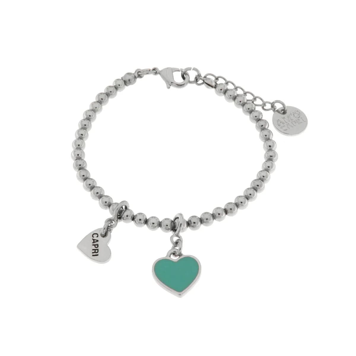 BySimon - Bracciale in Metallo con cuore turchese in Bracciali Alba Gioielli - Casoria, commercioVirtuoso.it