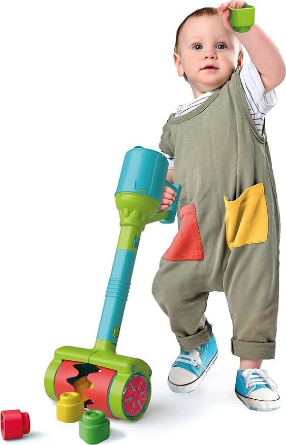 Clementoni - Soft Clemmy Aspirapolvere Touch & Play Sensory Vacuum 17975 in Set di costruzioni Centro Bimbo - Siderno, commercioVirtuoso.it