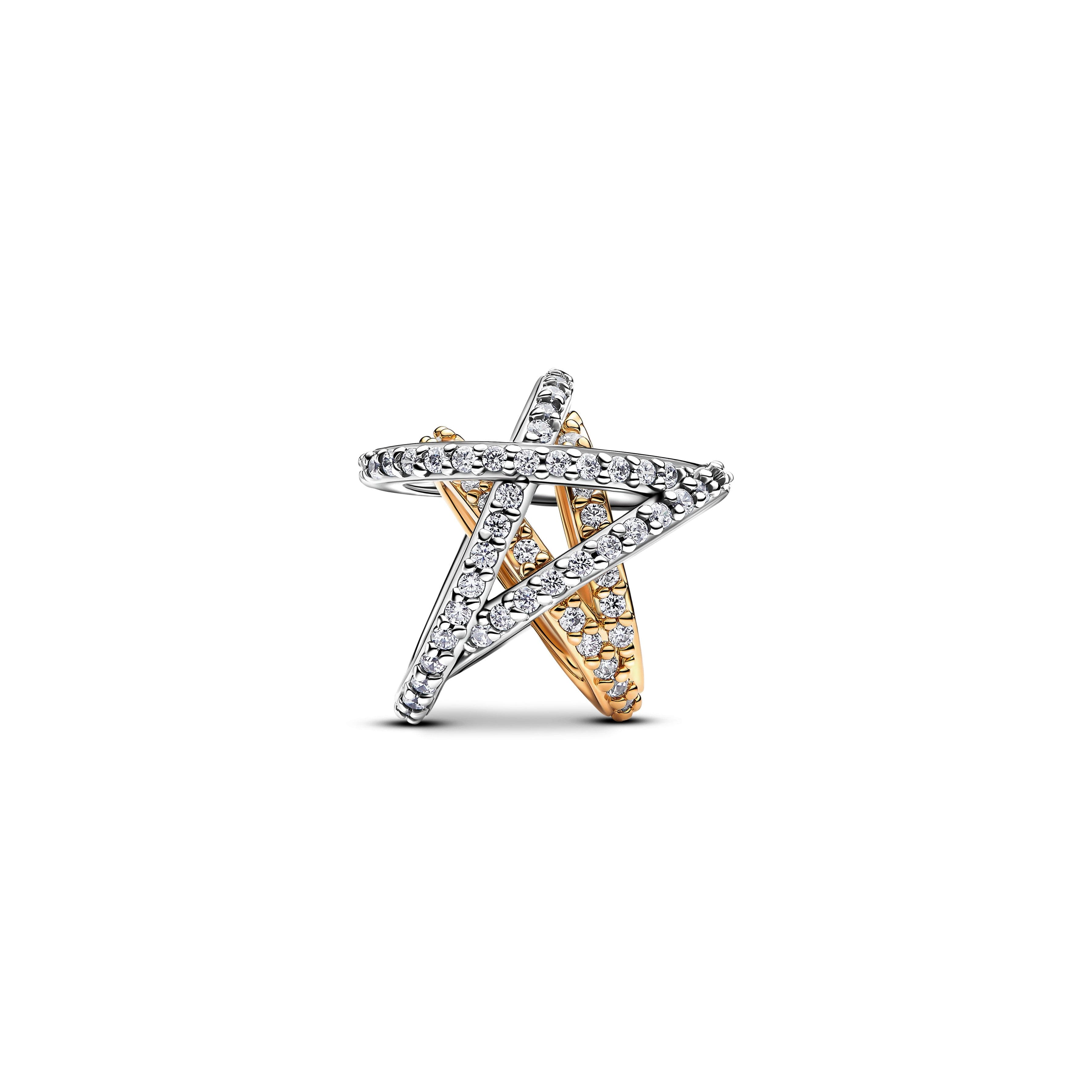 Pandora Charm Stella Intrecciata Luminosa in Bead Charm Alba Gioielli - Casoria, commercioVirtuoso.it