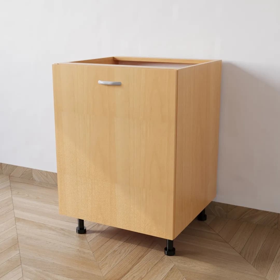 Mobile Base per Cucina compreso di Anta di Colore Faggio in prodotto Calandrelli - Napoli, commercioVirtuoso.it