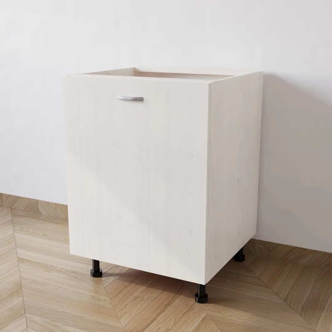 Mobile Base per Cucina compreso di Anta di Colore Larice Bianco in prodotto Calandrelli - Napoli, commercioVirtuoso.it