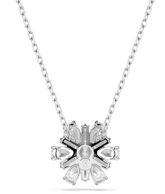 SWAROVSKI - Collana con Pendente Idyllia Taglio misto, Fiocco Di Neve, Bianco, Placcato rodio in Collane Alba Gioielli - Casoria, commercioVirtuoso.it