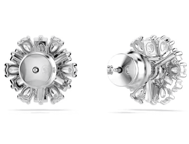 SWAROVSKI - Orecchini a lobo Idyllia Taglio misto, Fiocco Di Neve, Bianchi, Placcato rodio in Orecchini Alba Gioielli - Casoria, commercioVirtuoso.it