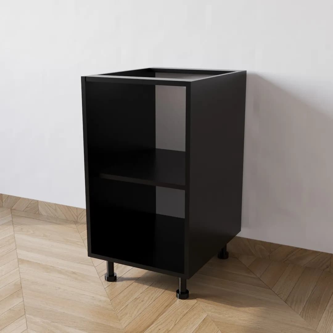 Mobile Base per Cucina senza Anta di Colore Nero in prodotto Calandrelli - Napoli, commercioVirtuoso.it