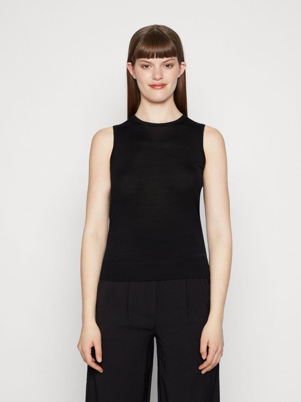 calvin klein CANOTTA ESSENTIAL MERINO TANK TOP da donna in Corpetti e canottiere Drestige - Casamassima, commercioVirtuoso.it