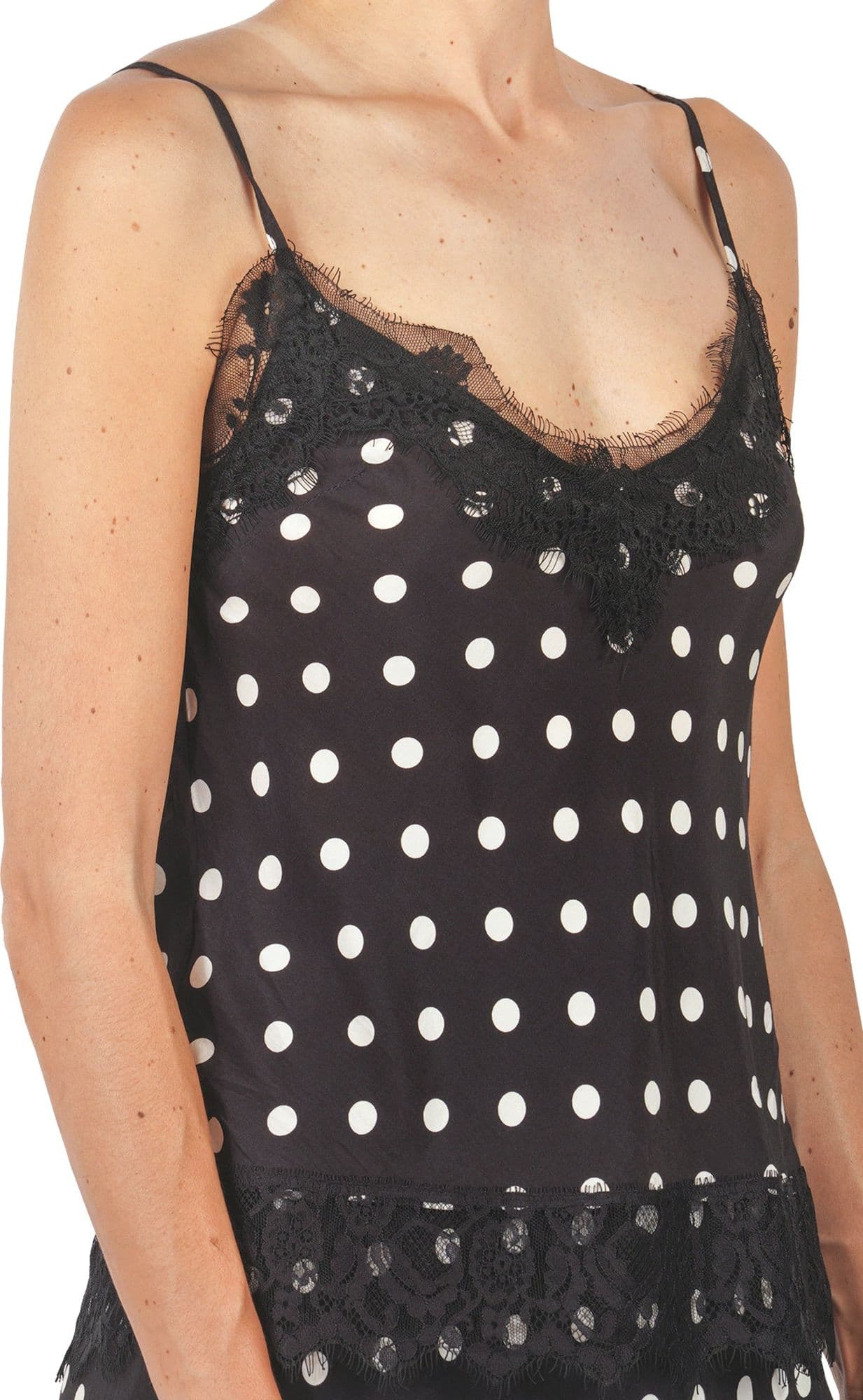 SO ALLURE So Allure - Top - 451643 - Nero/Latte da donna in Corpetti e canottiere Drestige - Casamassima, commercioVirtuoso.it