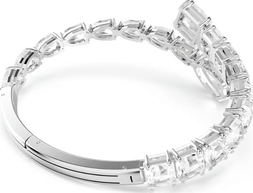 SWAROVSKI - Bracciale rigido Matrix Taglio misto, Bianco, Placcato rodio in Bracciali Alba Gioielli - Casoria, commercioVirtuoso.it