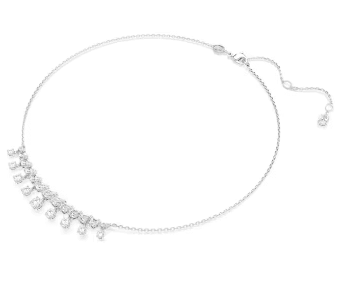 SWAROVSKI -  Collana Idyllia Taglio misto, Fiocco Di Neve, Bianca, Placcato rodio in Collane Alba Gioielli - Casoria, commercioVirtuoso.it