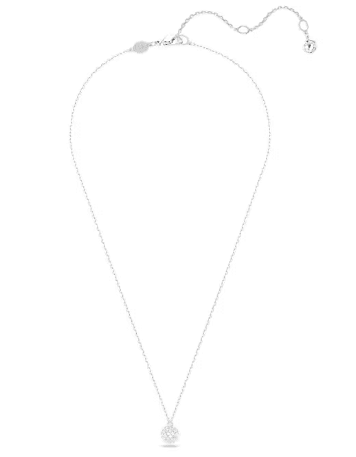 SWAROVSKI - Collana con Pendente Dextera Taglio Round, Sfera, Bianco, Placcato rodio in Collane Alba Gioielli - Casoria, commercioVirtuoso.it