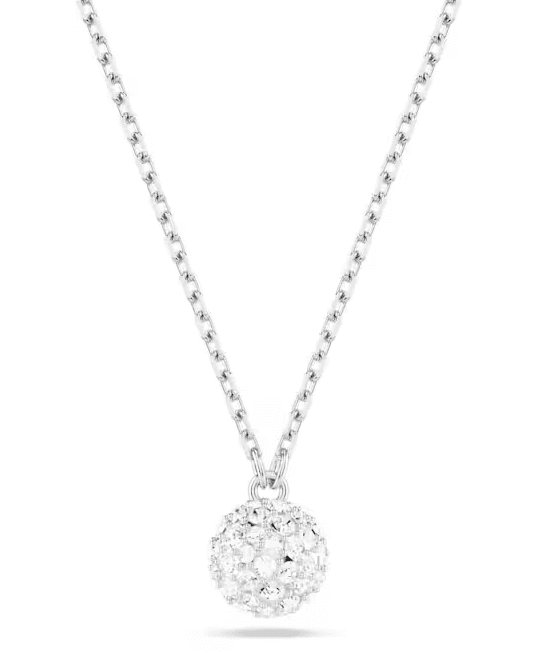 SWAROVSKI - Collana con Pendente Dextera Taglio Round, Sfera, Bianco, Placcato rodio in Collane Alba Gioielli - Casoria, commercioVirtuoso.it