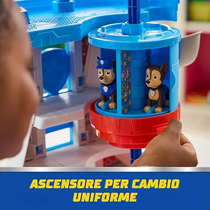Spin Master - Paw Patrol Quartier Generale con Lanciatore per Veicoli in prodotto Centro Bimbo - Siderno, commercioVirtuoso.it