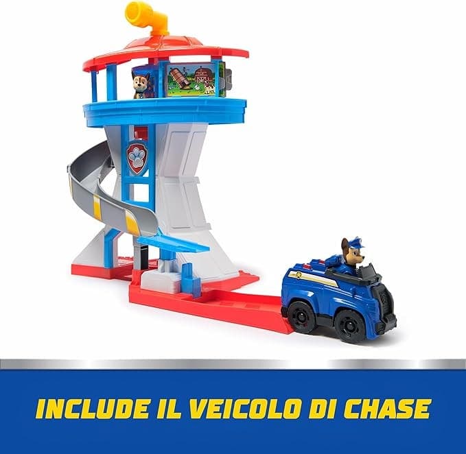 Spin Master - Paw Patrol Quartier Generale con Lanciatore per Veicoli in prodotto Centro Bimbo - Siderno, commercioVirtuoso.it