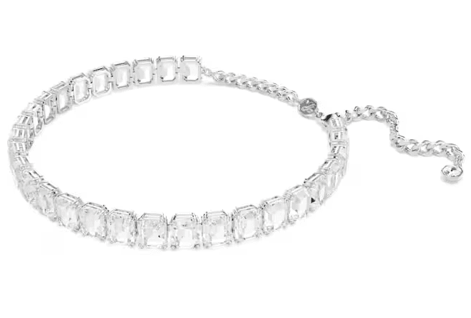 SWAROVSKI - Collana Girocollo Millenia Taglio ottagonale, Bianco, Placcato rodio in Collane Alba Gioielli - Casoria, commercioVirtuoso.it