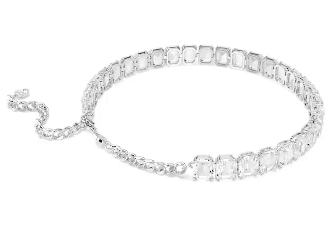 SWAROVSKI - Collana Girocollo Millenia Taglio ottagonale, Bianco, Placcato rodio in Collane Alba Gioielli - Casoria, commercioVirtuoso.it