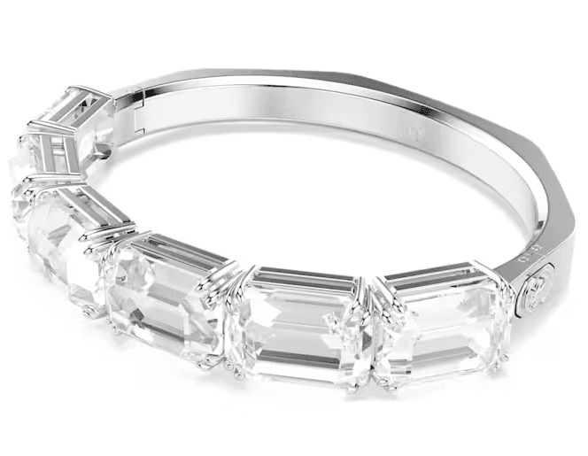SWAROVSKI - Bracciale rigido Millenia Taglio ottagonale, Bianco, Placcato rodio in Bracciali Alba Gioielli - Casoria, commercioVirtuoso.it