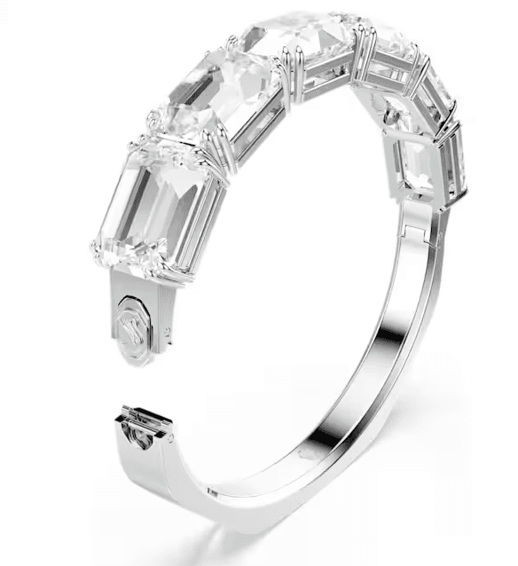 SWAROVSKI - Bracciale rigido Millenia Taglio ottagonale, Bianco, Placcato rodio in Bracciali Alba Gioielli - Casoria, commercioVirtuoso.it